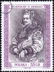 Poczet królów i książąt polskich znaczek nr 3467