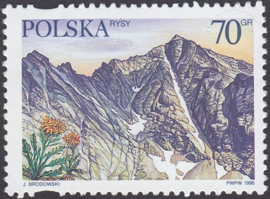 Tatry polskie znaczek nr 3474