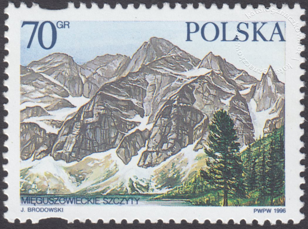 Tatry polskie znaczek nr 3475