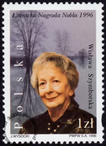 Wisława Szymborska - laureatka Literackiej Nagrody Nobla w 1996 znaczek numer 3485