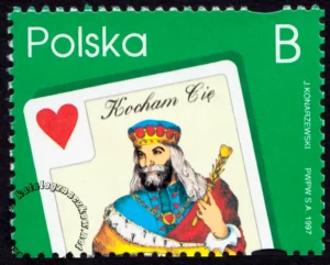 Kocham Cię znaczek numer 3487