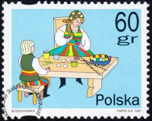 Wielkanoc znaczek numer 3489