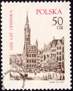 1000 lat Gdańska znaczek numer 3492