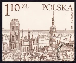 1000 lat Gdańska znaczek numer 3493A