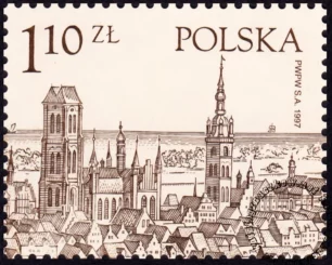 1000 lat Gdańska znaczek numer 3493B
