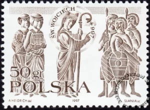 1000 rocznica śmierci św. Wojciecha znaczek numer 3494
