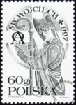 1000 rocznica śmierci św. Wojciecha znaczek numer 3495