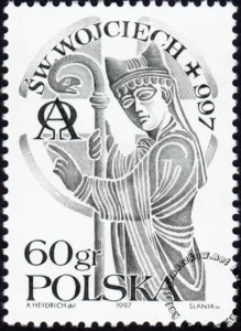 1000 rocznica śmierci św. Wojciecha znaczek numer 3495