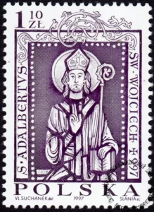 1000 rocznica śmierci św. Wojciecha znaczek numer 3496