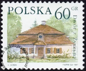 Dworki polskie znaczek numer 3498