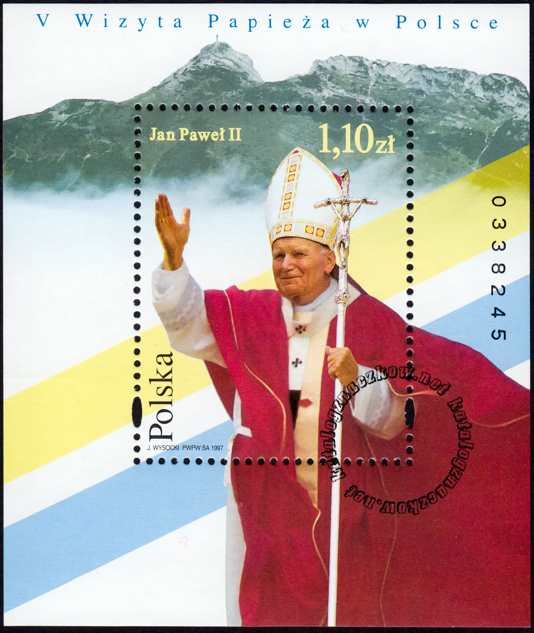 V wizyta Papieża Jana Pawła II w Polsce blok numer 116