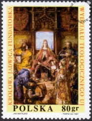 600 rocznica Wydziału Teologicznego Uniwersytetu Jagiellońskiego znaczek numer 3513