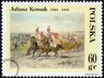 Malarstwo Juliusza Kossaka znaczek numer 3515