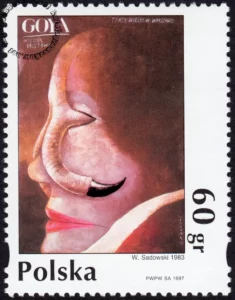 Plakat polski znaczek numer 3532