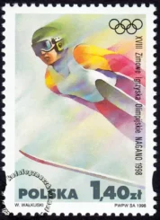 XVIII Zimowe Igrzyska Olimpijskie w Nagano znaczek numer 3542