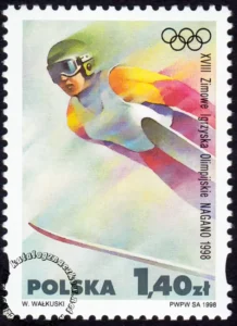 XVIII Zimowe Igrzyska Olimpijskie w Nagano znaczek numer 3542