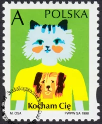 Kocham Cię znaczek numer 3543