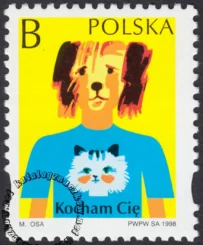Kocham Cię znaczek numer 3544