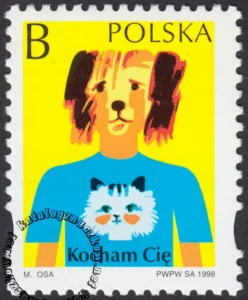 Kocham Cię znaczek numer 3535