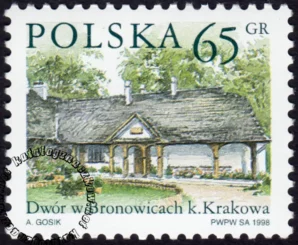 Dworki polskie znaczek numer 3548