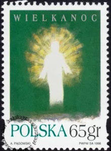 Wielkanoc znaczek numer 3552