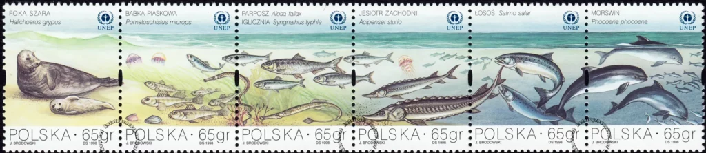 Ochrona Bałtyku znaczek numer 3558-3563