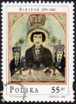 Malarstwo Nikifora znaczek numer 3569