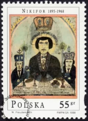 Malarstwo Nikifora znaczek numer 3569