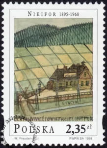 Malarstwo Nikifora znaczek numer 3572