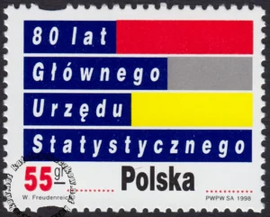 80 lat Głównego Urzędu Statystycznego znaczek numer 3573
