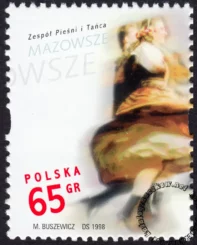 Zespół Pieśni i Tańca Mazowsze znaczek numer 3579