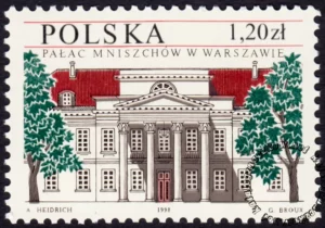 Pałac Mniszchów w Warszawie znaczek numer 3581