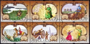 Bohaterowie Trylogii znaczek numer 3607-3612