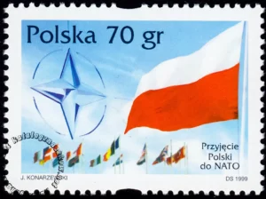 Przyjęcie Polski do NATO znaczek numer 3613