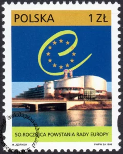 50 rocznica powstania Rady Europy znaczek numer 3614