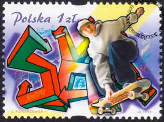Sporty młodzieżowe znaczek numer 3618