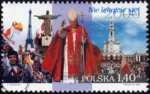 VI wizyta Papieża Jana Pawła II w Polsce znaczek numer 3623