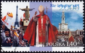VI wizyta Papieża Jana Pawła II w Polsce znaczek numer 3623