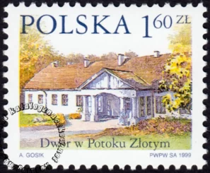 Dworki polskie znaczek numer 3627