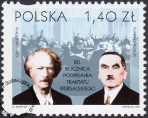 80 rocznica podpisania Traktatu Wersalskiego znaczek numer 3628