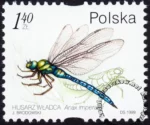 Owady wodne znaczek numer 3636