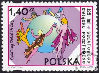 Światowy Dzień Poczty - 125 lat Światowego Związku Pocztowego znaczek numer 3645