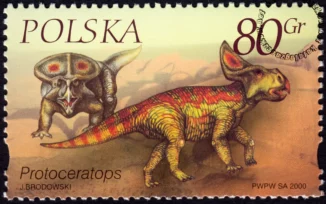 Zwierzęta prehistoryczne - dinozaury znaczek numer 3668