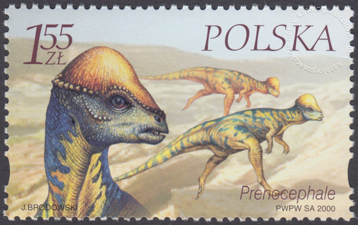 Zwierzęta prehistoryczne – dinozaury znaczek nr 3669