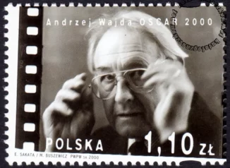Andrzej Wajda - Oscar 2000 znaczek numer 3671