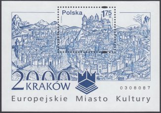 Kraków - Europejskie Miasto Kultury roku 2000 - Blok 125B