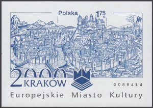 Kraków - Europejskie Miasto Kultury roku 2000 - Blok 125A