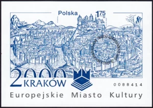 Kraków - Europejskie Miasto Kultury roku 2000 blok numer 125A