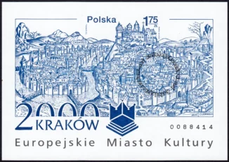 Kraków - Europejskie Miasto Kultury roku 2000 blok numer 125A