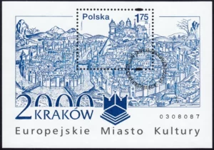 Kraków - Europejskie Miasto Kultury roku 2000 blok numer 125B